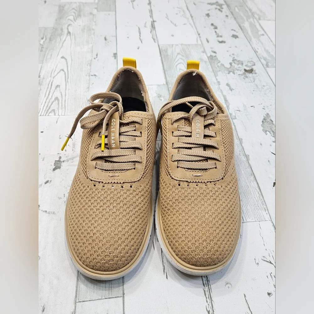 Cole Haan Womens‎ Generation Zerogrand Snickers Size 6.5 Sesame Stitchlite